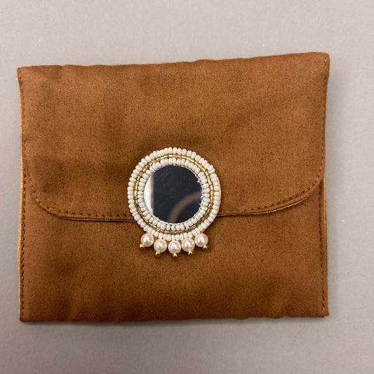 Mirror Motif Fabric Foam Envelope - Medium