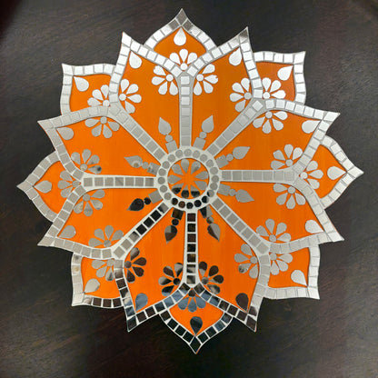 Sharp Flower Rangoli - 15"