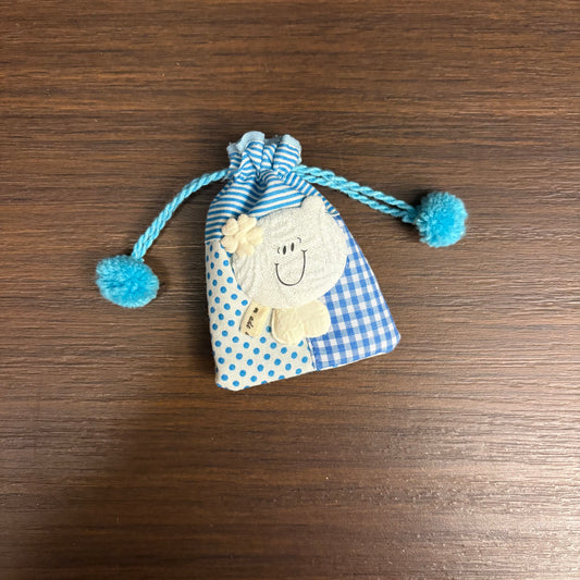 Blue Pattern Coin Bag