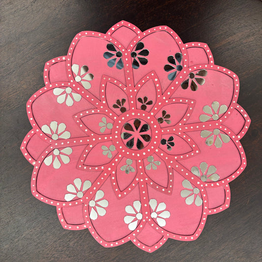 Pink Big Rangoli - 12"