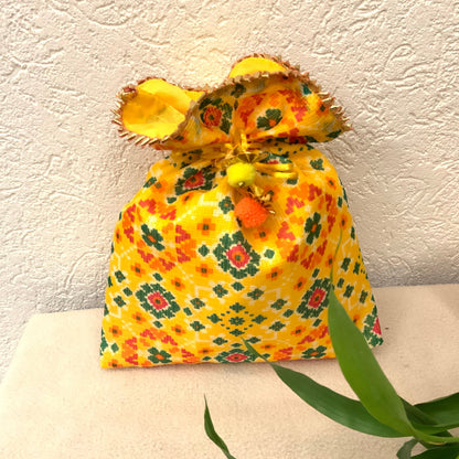 Cotton Patola Bags - Large
