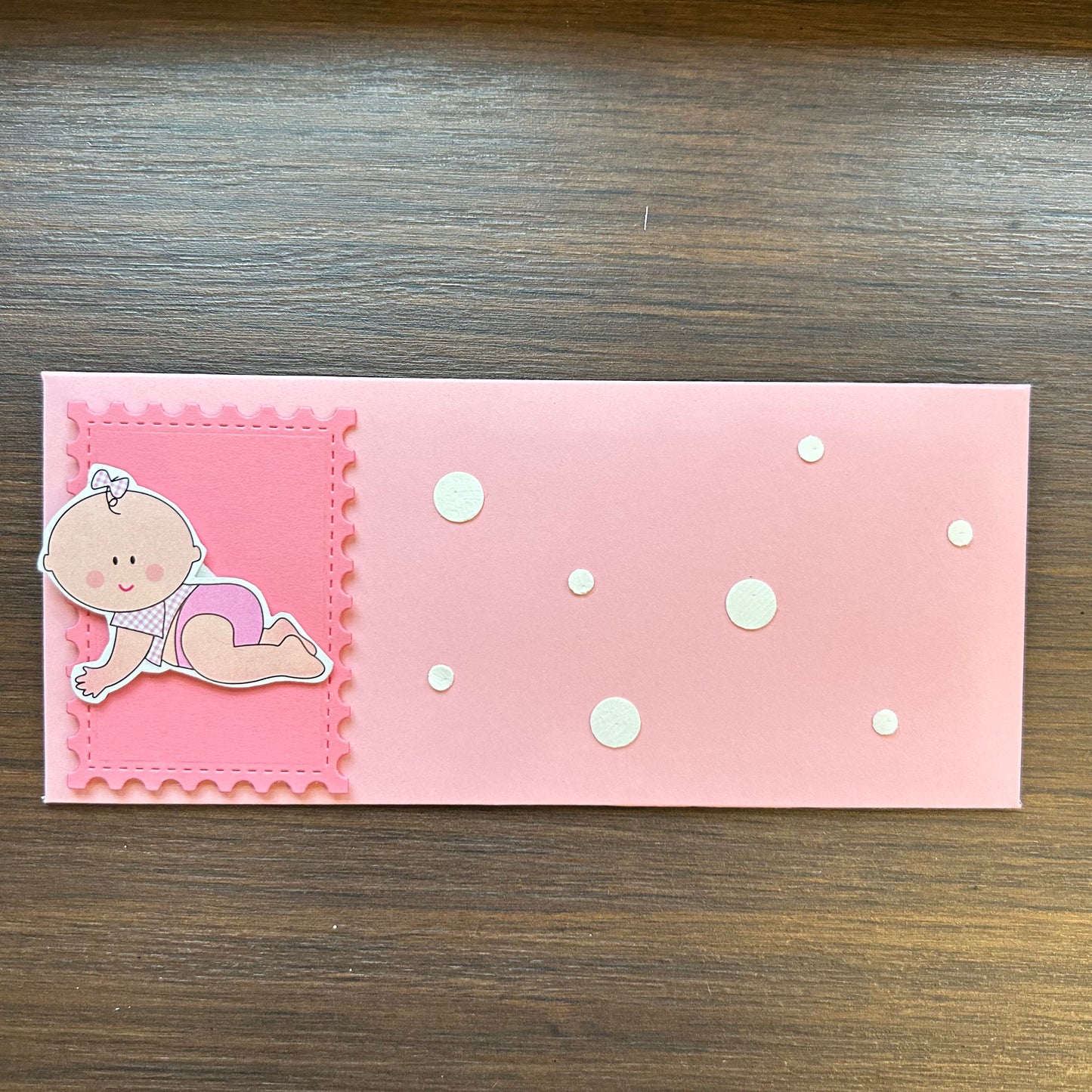Baby on Stamp Envelope