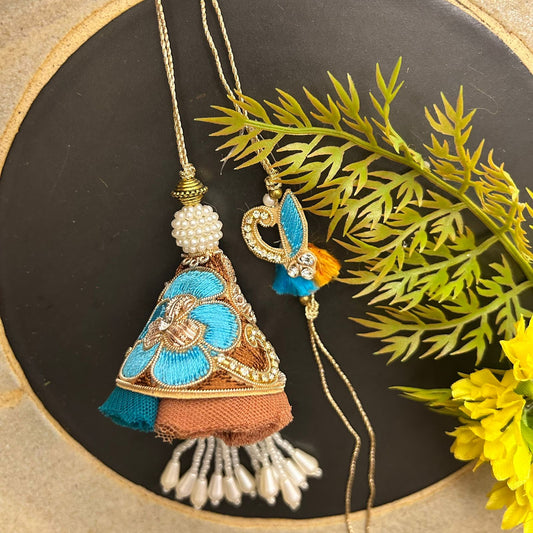Brown Blue Maal Set