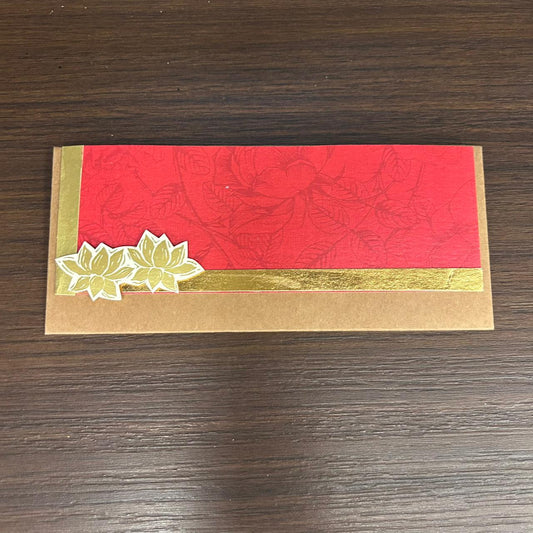 Red with 2 Lotus