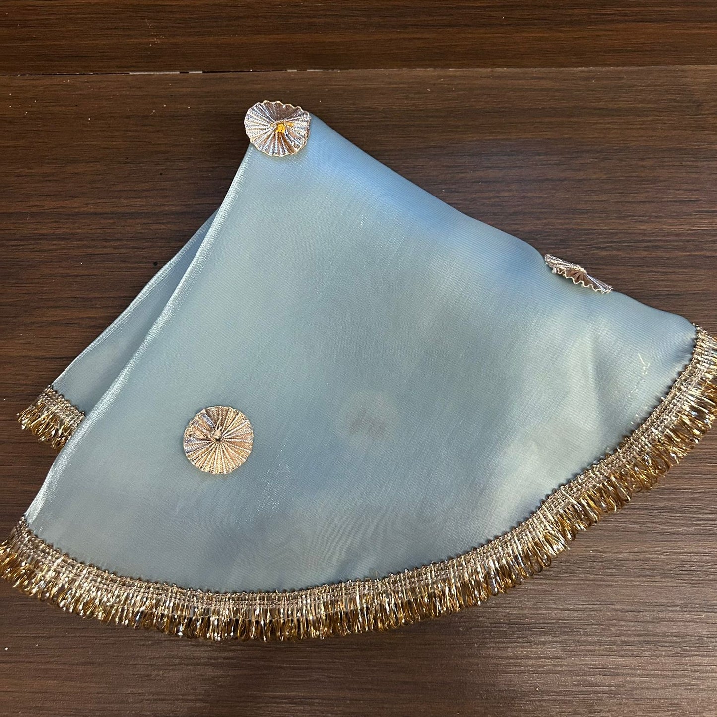 Round Tray Cover with Lace