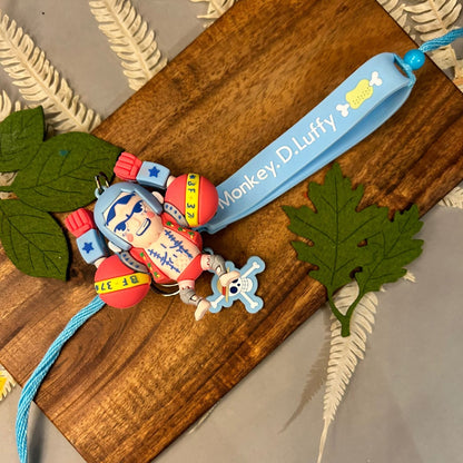 One Piece Rakhi - handcrafted kids' rakhi for boys, alternate view | Traditions4u