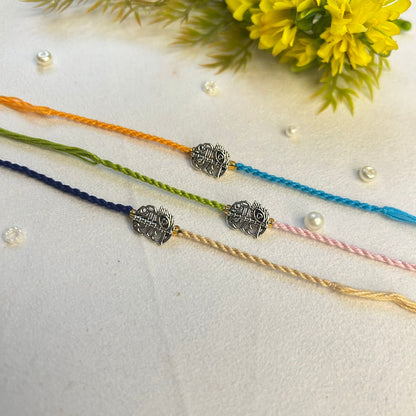 Shri Radhe Sadi - handcrafted Sadi thread rakhi | Traditions4u