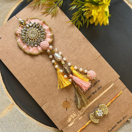 Pink & Yellow Crochet Set