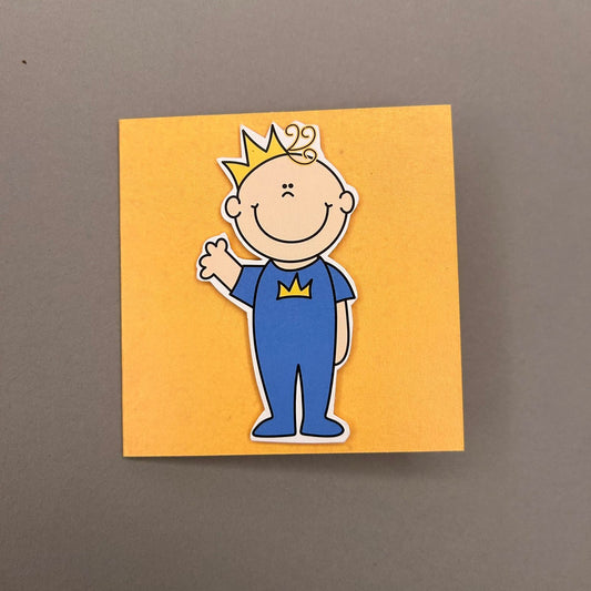 Blue Baby With Crown