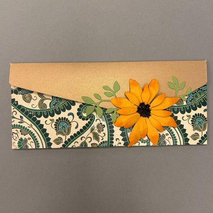 Die Cut Big Floral Envelope