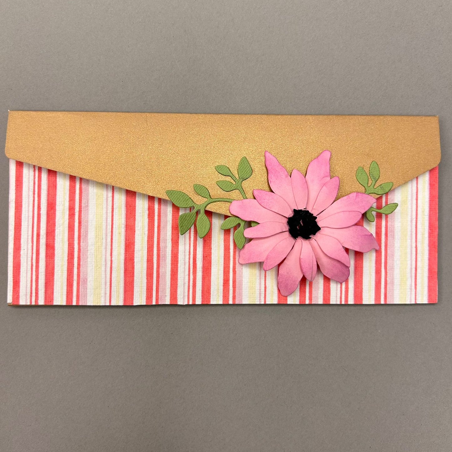 Die Cut Big Floral Envelope
