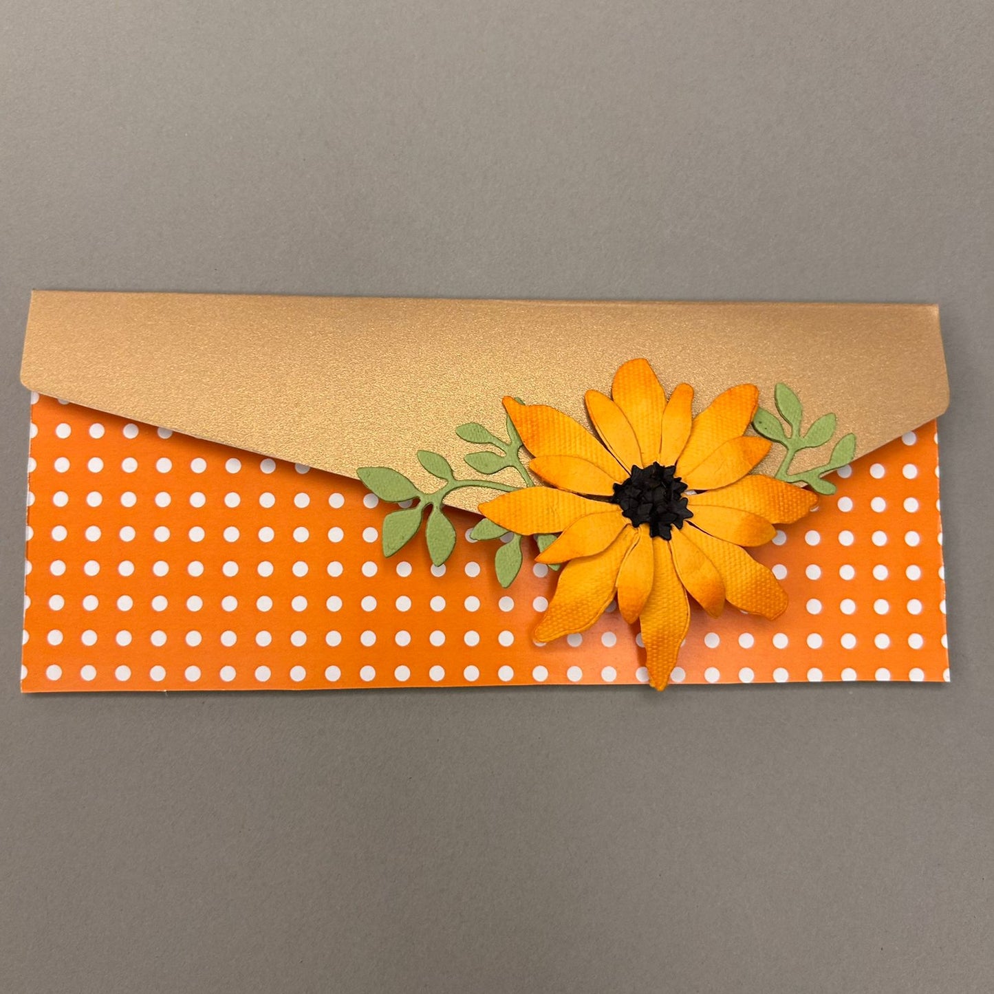 Die Cut Big Floral Envelope