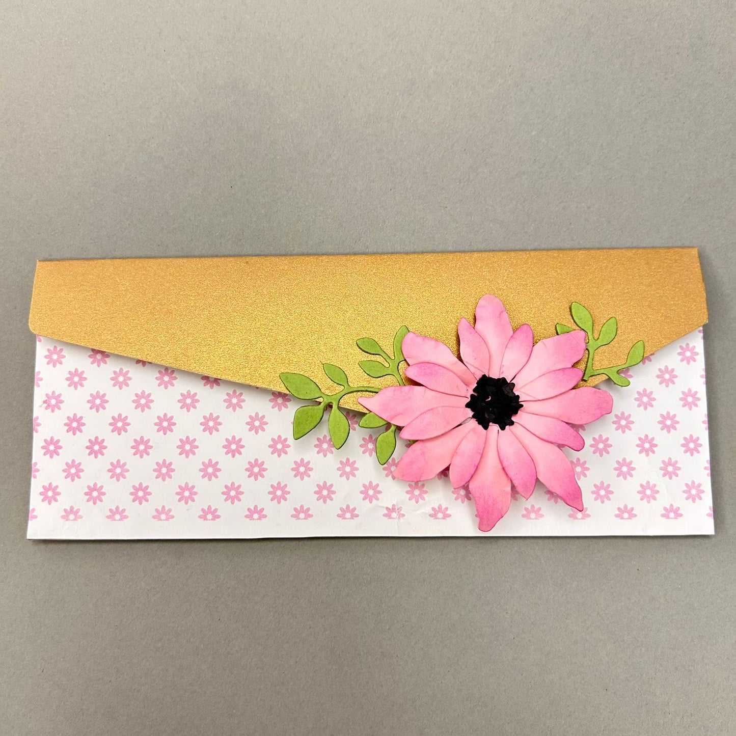 Die Cut Big Floral Envelope