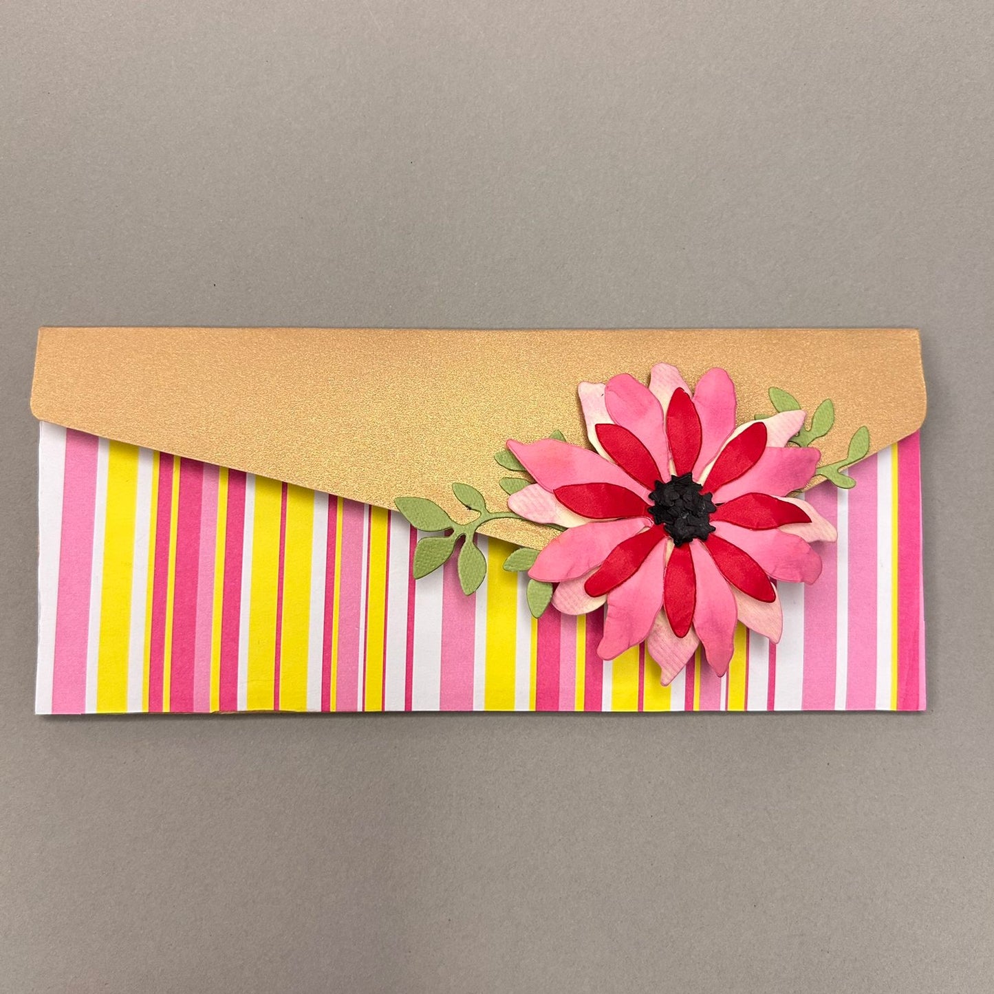 Die Cut Big Floral Envelope