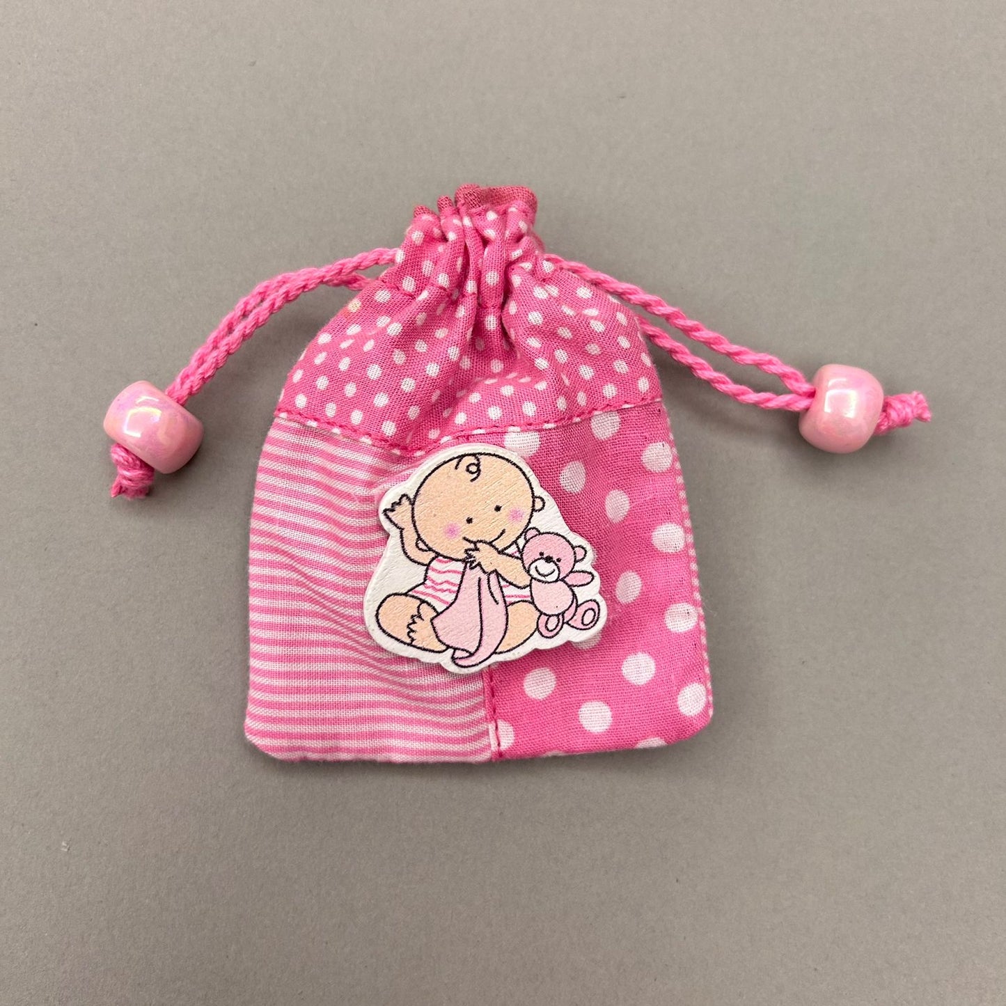 Pink Pattern Coin Bag