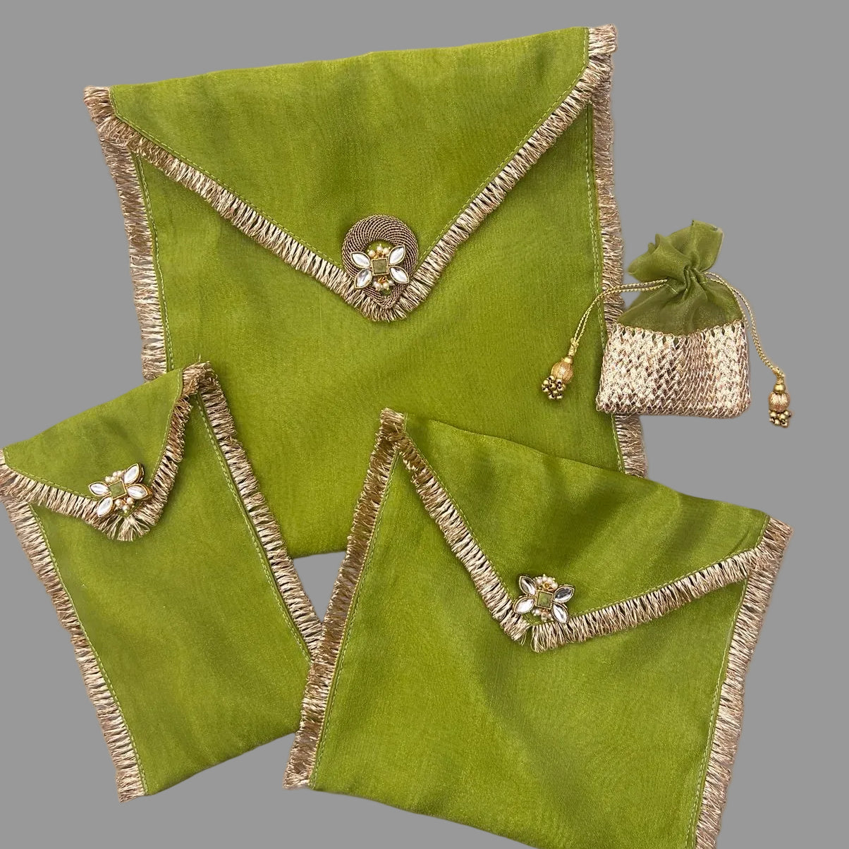 Envelope Style Bags With Lace