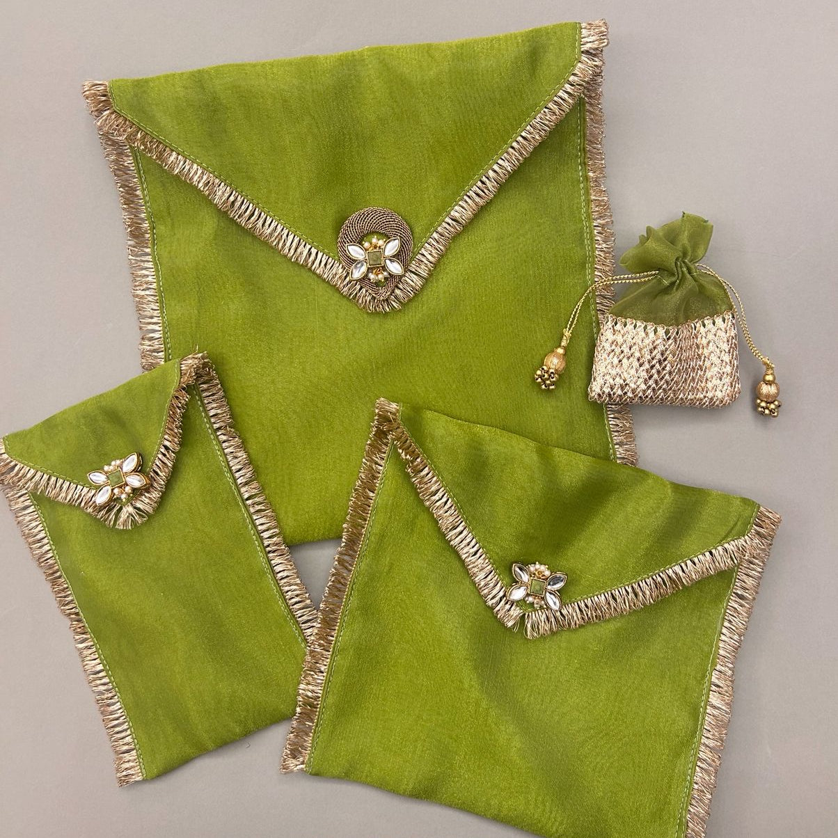 Envelope Style Gaddi Pouch