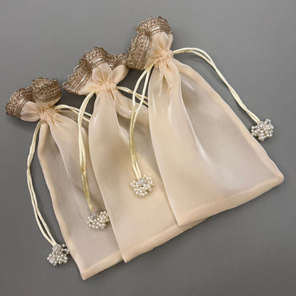 Sheer Long Pouches