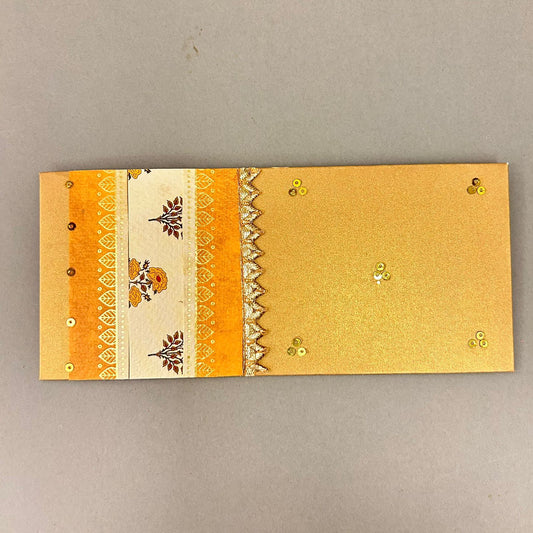 Jaipuri Flower Print On Side Envelope