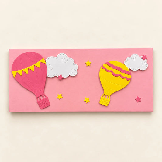 Pink Yellow Air Balloon Envelope