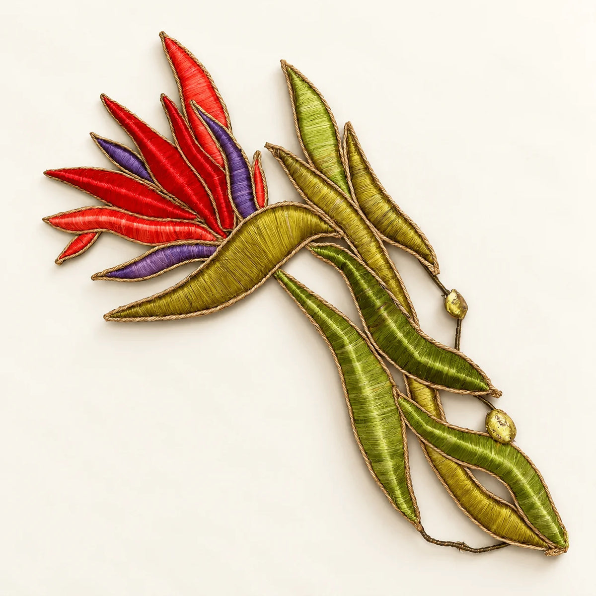 Birds of Paradise Floor Rangoli