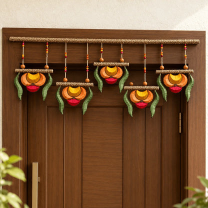 5 Colourful Jute Petal Bandhanwar