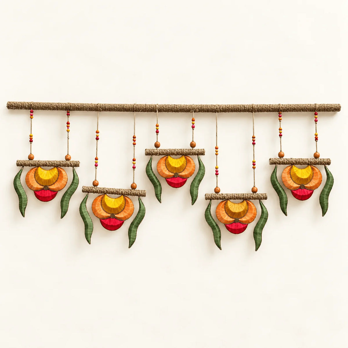 5 Colourful Jute Petal Bandhanwar