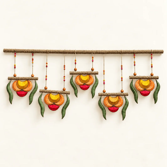 5 Colourful Jute Petal Bandhanwar