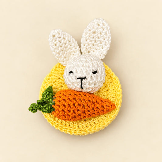 Crochet Rabbit Coin Pouch