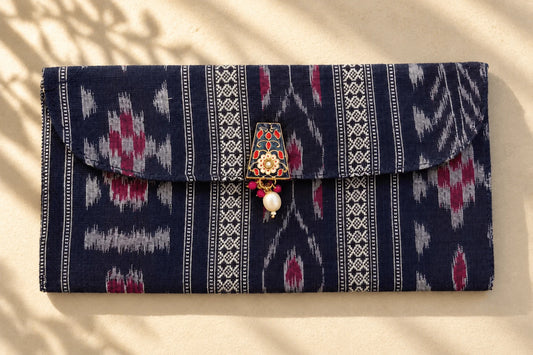 Ikat Fabric Envelope