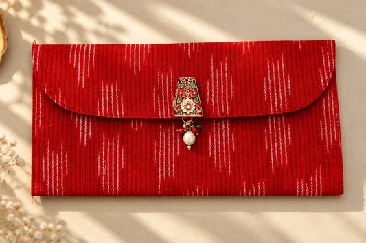 Ikat Fabric Envelope