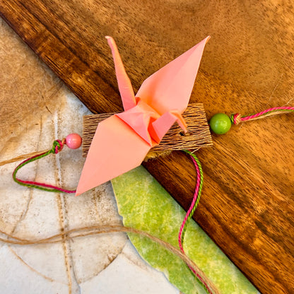 Origami Stork - handcrafted kids' rakhi for boys, design detail | Traditions4u