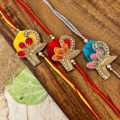 Stone Stem Chakalya - handcrafted Chakalya for Raksha Bandhan puja | Traditions4u