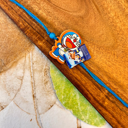 Doremon - handcrafted kids' rakhi for boys, design detail | Traditions4u