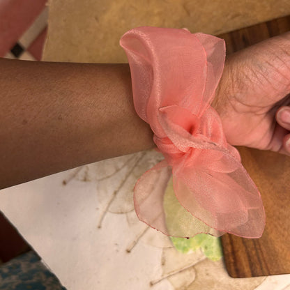 Single Flower Hathphool - handcrafted kids' rakhi for girls, back view | Traditions4u
