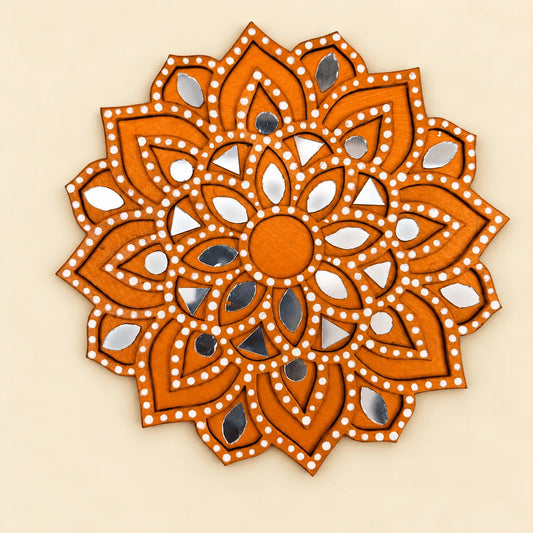 Orange Rangoli