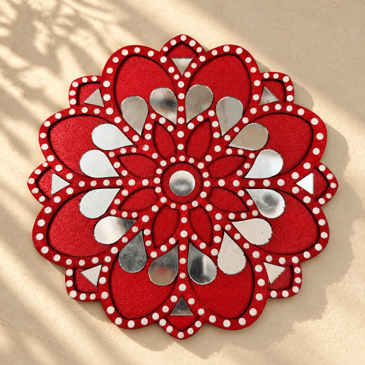 Red Rangoli