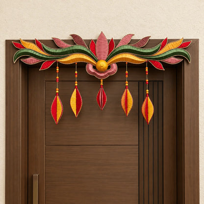 Colourful Signature Jute Bandhanwar with Hanging
