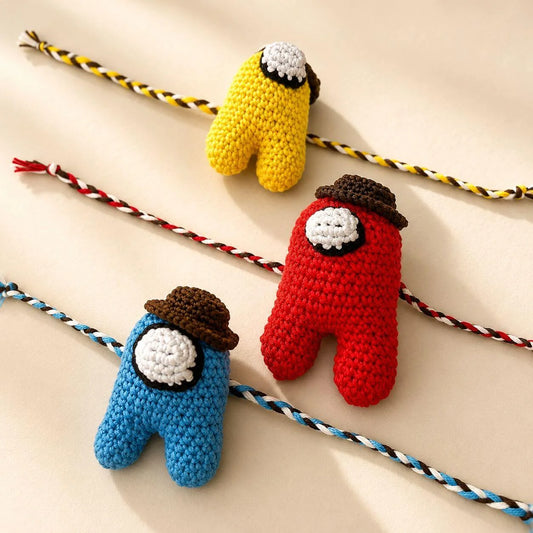 Among Us Crochet Rakhi
