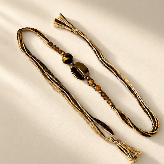 Asymmetrical Bead Rakhi