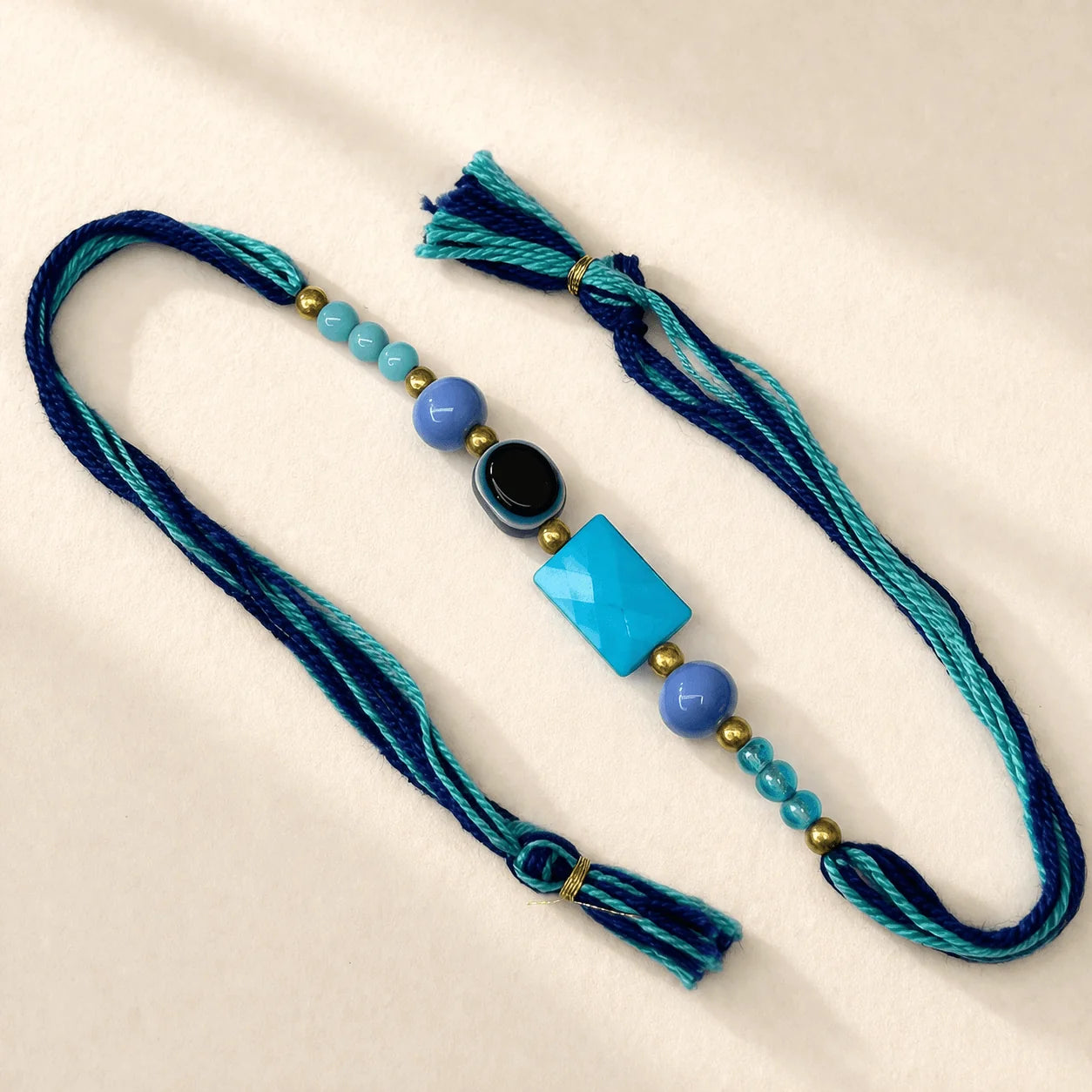 Asymmetrical Bead Rakhi