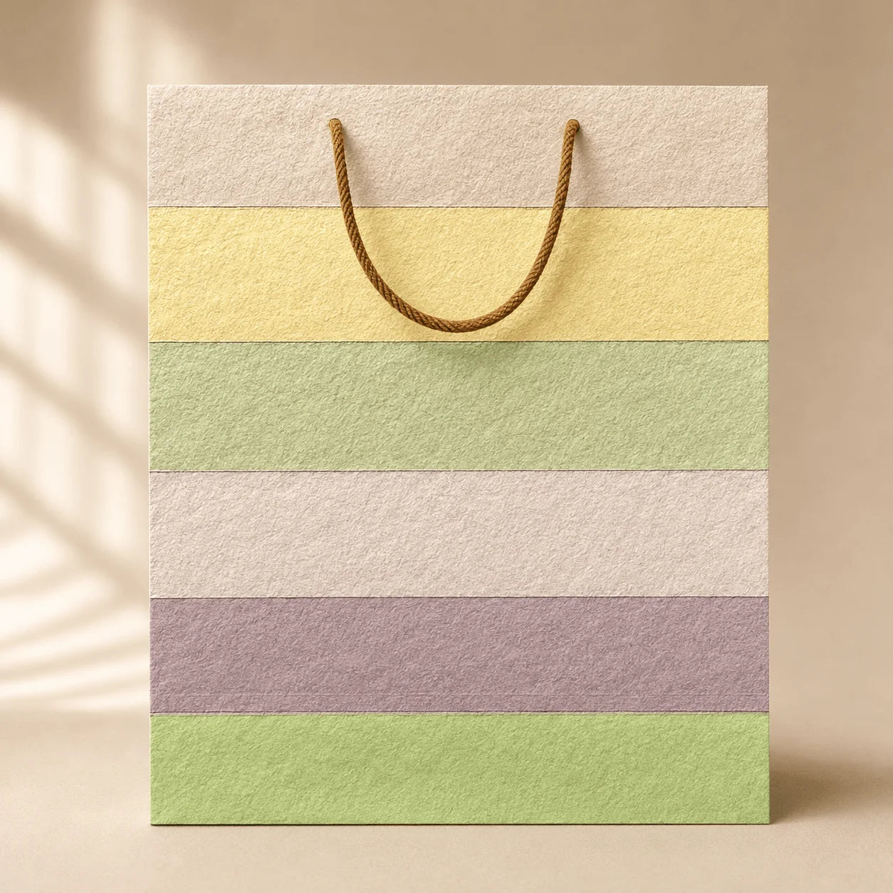 Broad Striped Gift Bag