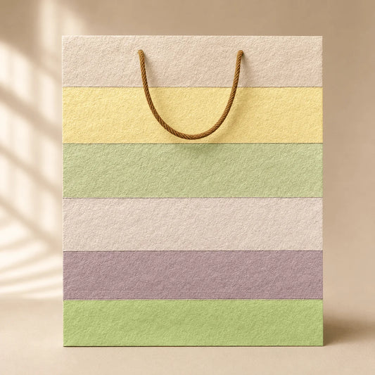 Broad Striped Gift Bag