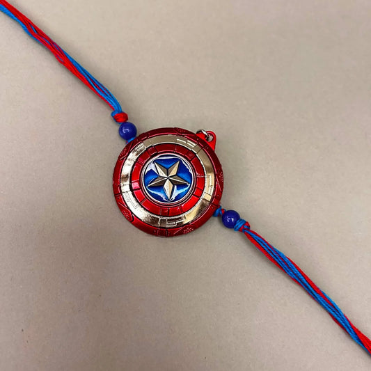 Captain America Shield Spinner Rakhi