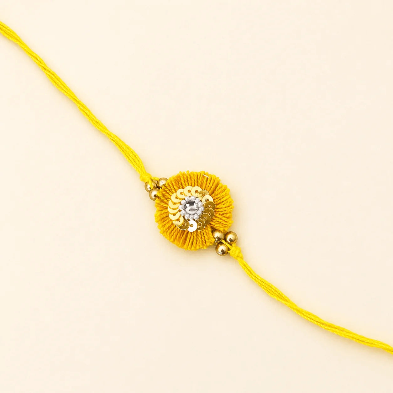 Yellow Sequin Round Chakalya