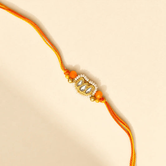Small Kundan Lotus Sadi