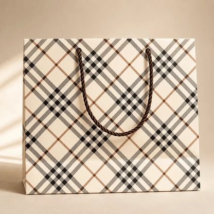 Checkered Gift Bag