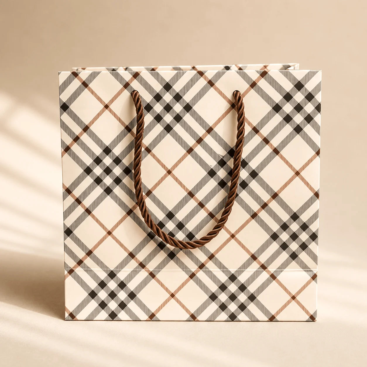 Checkered Gift Bag