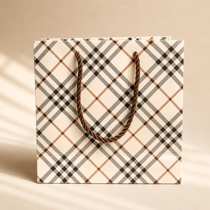 Checkered Gift Bag