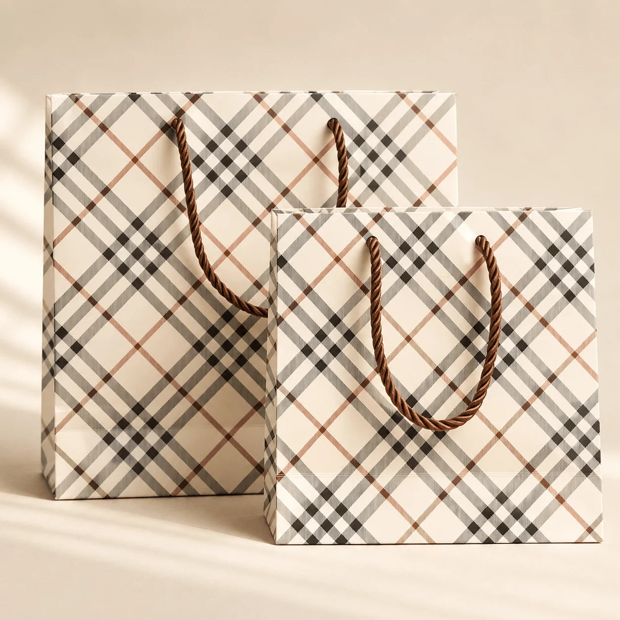 Checkered Gift Bag